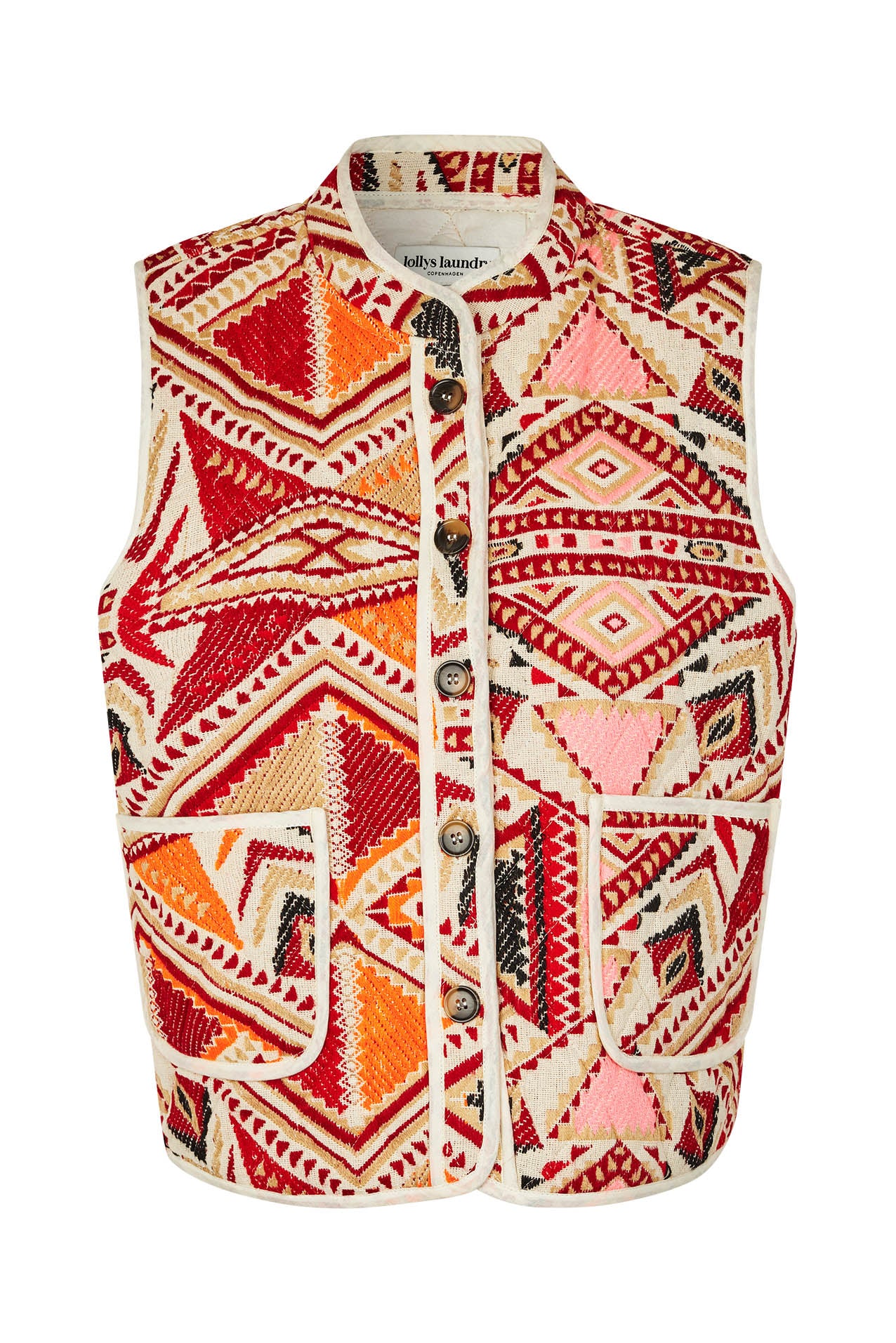 Cairoll vest - Red Multi